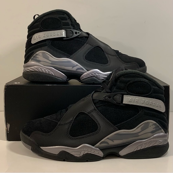 [NEW] AIR JORDAN 8 RETRO WINTERIZED GUNSMOKE MENS SHOES SIZE 7.5 [NO LID ON BOX] - Picture 2 of 8
